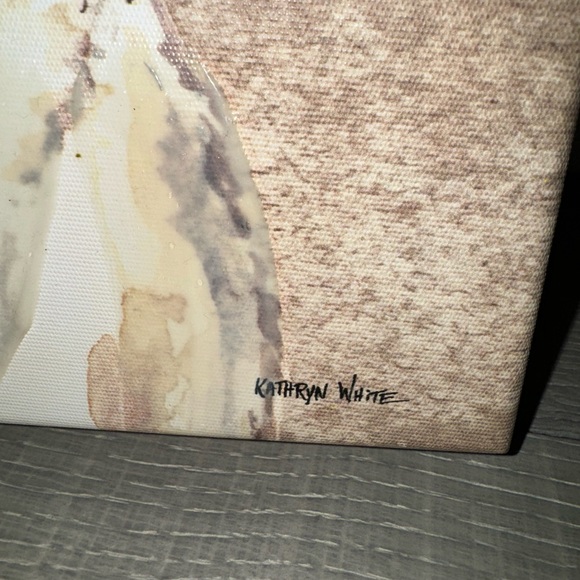 Pug in Fedora Painting on Canvas by Kathryn White 12" x 16" - Picture 3 of 7